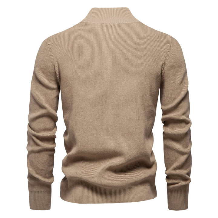 Hamilton | Herrpullover med Knappdesign